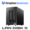I.O DATA Dropbox Businessライセンス付き 法人向け2ドライブNAS 8TB (HDL2-X8/DB1)