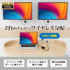 RATOC Systems 【キャンペーンモデル】ワイヤレスHDMI分配送受信機（1対2分配、USB-C to HDMI） (RS-WLSP2)