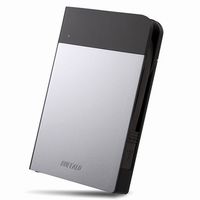 HD-PZN1.0U3-S ICカード対応 耐衝撃 ポータブルHDD 1TB シルバー画像