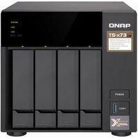 QNAP TS-473/24TB 4×3.5inchドライブベイ 24TB搭載(HDD6TB×4個搭載) タワー型NAS (TS-473/24TB)画像