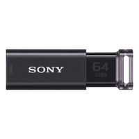 SONY USB3.0対応 ノックスライド式USBメモリー ポケットビット 64GB ブラック キャップレス (USM64GU B)画像