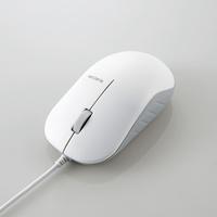 ELECOM 法人向け高耐久マウス/BlueLED有線マウス/3ボタン/ホワイト (M-K7UBWH/RS)画像