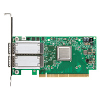 Mellanox ConnectX-4 VPI adapter card, FDR IB (56Gb/s) and 40/56GbE, dual-port QSFP28, PCIe3.0 x16, tall bracket, ROHS R6 (MCX456A-FCAT)画像
