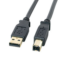 サンワサプライ KU20-1BKHK2 USB2.0ケーブル (KU20-1BKHK2)画像