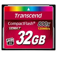 Transcend 32GB CF Card (800X TYPE I ) TS32GCF800 (TS32GCF800)画像