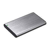 GREENHOUSE USB3.1 Gen.2対応2.5インチ 外付けドライブケース シルバー (GH-HDCU325A-SV)画像