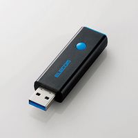 ELECOM USBメモリー/USB3.0対応/ノック式/64GB/ブルー MF-PSU364GBU (MF-PSU364GBU)画像