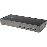 StarTech USB Type-C ドッキングステーション/トリプル4Kディスプレイ対応ドック(2x DisplayPort & 1x HDMI)/100W USB PD/DP 1.4 Altモード & DSC対応/6ポートUSBハブ (2x 10Gbps)/SDカードスロット/Windows & Chrome対応 (DK31C2DHSPD)画像