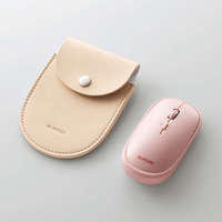 ELECOM マウス/Bluetooth/4ボタン/薄型/充電式/3台同時接続/ピンク (M-TM15BBPN)画像