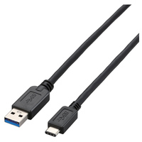 ELECOM USB3.1ケーブル/A-Cタイプ/ノーマル/1.5m/ブラック USB3-AC15BK (USB3-AC15BK)画像