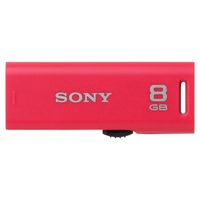 SONY スライドアップ USBメモリー ポケットビット 8GB ピンク キャップレス (USM8GR P)画像