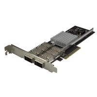 StarTech デュアルポートQSFP+サーバーNICカード PCI Express対応 Intel XL710チップ搭載 40Gbネットワークインターフェースカード (PEX40GQSFDPI)画像