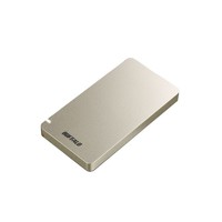 BUFFALO SSD-PGM480U3-G USB3.1(Gen2) ポータブルSSD 480GB ゴールド (SSD-PGM480U3-G)画像