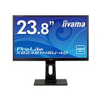 IIYAMA 23.8型ワイド液晶ディスプレイ ProLite XB2481HSU-4D (AMVAパネル/フルHD/HDMI/D-Sub/DP/昇降/回転) マーベルブラック (XB2481HSU-B4D)画像