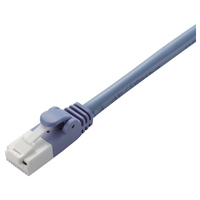 ELECOM EU RoHS指令準拠 ツメ折れ防止LANケーブル(Cat5E)/0.5m/ブルー (LD-CTT/BU05)画像