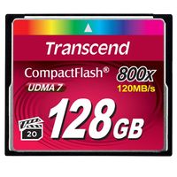 Transcend 128GB コンパクトフラッシュカード (800x TYPE I) (TS128GCF800)画像