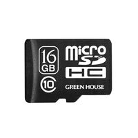 GREENHOUSE microSDHCカード 16GB クラス10 +データ復旧サービス (GH-SDMRHC10DA-16G)画像