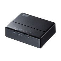 サンワサプライ ギガビット対応 スイッチングハブ(3ポート・マグネット付き) (LAN-GIGAP301BK)画像