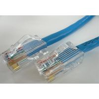エイム電子 Cat5Eケーブル クロス 撚り線 青 1m (C5EX-ST-BL-01P)画像