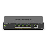 NETGEAR SOHO家庭向けPoE+対応 120Wギガビット5Pアンマネージプラススイッチ (GS305EPP-100JPS)画像