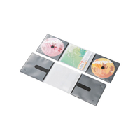 ELECOM CD/DVD用スリム収納ソフトケース 2枚収納タイプ/10個入り/ブラック (CCD-DP2C10BK)画像