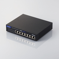 ELECOM ノン・インテリジェントスイッチングハブPoE8ポートACアダプタモデル (EHB-UG2C08E-PL)画像