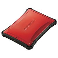 ELECOM ELECOM Portable Drive USB3.0 1TB Red ZEROSHOCK (ELP-ZS010URD)画像