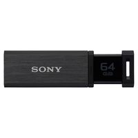 SONY USB3.0対応 ノックスライド式高速(226MB/s)USBメモリー 64GB ブラック キャップレス (USM64GQX B)画像