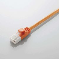 ELECOM LANケーブルCAT6対応EU RoHS指令準拠爪折れ防止簡易PKG15mオレンジ (LD-GPT/DR15/RS)画像