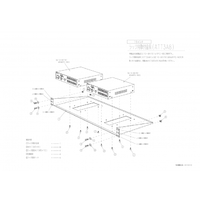 明京電機 19インチラック取付用棚板 (ATT3A8)画像
