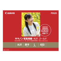 CANON GL-101L400 キヤノン写真用紙・光沢 ゴールド L判 400枚 (2310B003)画像