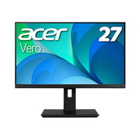 ACER Vero 27型/1920×1080/HDMI、ミニD-Sub15ピン、DisplayPort/ブラック/2W+2W ステレオスピーカー/高さ調整・ピボット対応 (BR277bmiprx)画像