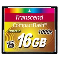 Transcend 1000x コンパクトフラッシュカード TS16GCF1000 (TS16GCF1000)画像
