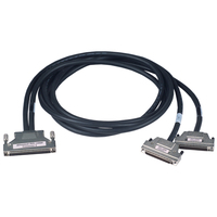ADVANTECH 100ピン-to-2 x 68ピンSCSIケーブル(2m) (PCL-10268-2E)画像
