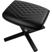 noblechairs noblechairs Footrest 黒 ホワイトステッチ入り (NBL-FR-PU-BW)画像