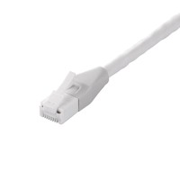 BUFFALO ツメの折れないLANケーブル CAT6A ストレート スタンダード 5m ホワイト (BSLS6ANU50WH)画像