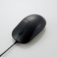 ELECOM 法人向け高耐久マウス/BlueLED有線マウス/3ボタン/ブラック (M-K7UBBK/RS)画像