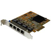 StarTech ギガビットイーサネット4P増設PCIeネットワークLANアダプタカード (ST1000SPEX43)画像