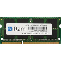 iRam Technology IR2GSO1066D3 2GB PC3-8500 SO-DIMM 204pin (IR2GSO1066D3)画像