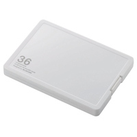 ELECOM メモリカードケース/インデックス台紙/SD18枚+microSD18枚/ホワイト (CMC-SDCPP36WH)画像