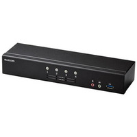 ELECOM パソコン切替器(KVM)/DisplayPort/4ポート (KVM-NDUS4)画像