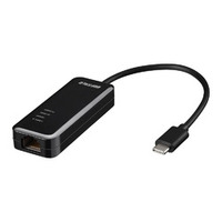 BUFFALO LUA5-U3-CGTE-BK Giga対応 Type-C USB3.2(Gen1)LANアダプタ ブラック (LUA5-U3-CGTE-BK)画像