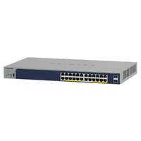NETGEAR POE+対応 (190W) ギガビット24ポート アプリ&クラウドスマートスイッチ (GS724TP-300JPS)画像