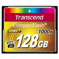 Transcend 1000x コンパクトフラッシュカード TS128GCF1000 (TS128GCF1000)画像
