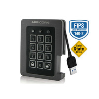 Apricorn Aegis Padlock SSD – USB 3.0, A25-3PL256-480F (ASSD-3PL256-480F)画像