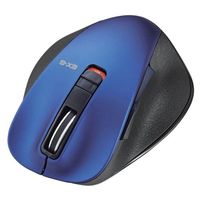 ELECOM BlueLEDマウス/握りの極み/Sサイズ/Bluetooth/5ボタン/ブルー (M-XGS10BBBU)画像