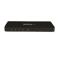 StarTech 4出力対応 4K HDMI 分配器スプリッター アルミ筐体 ST124HD4K (ST124HD4K)画像