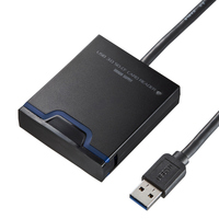 サンワサプライ USB3.0 コンボカードリーダー (ADR-3SDCFUBK)画像