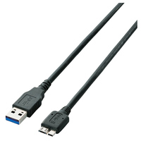 ELECOM USB3.0ケーブル/USB3.0(Standard-A)オス-USB3.0(micro-B)オス/0.5m (U3C-AMB05BK)画像