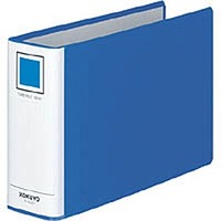 コクヨ フ-E657B チューブファイルエコ A5横 50mmとじ 2穴青 (E657B)画像